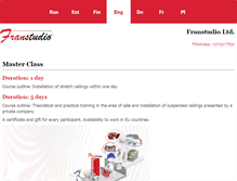 Tablet Screenshot of franstudio.com